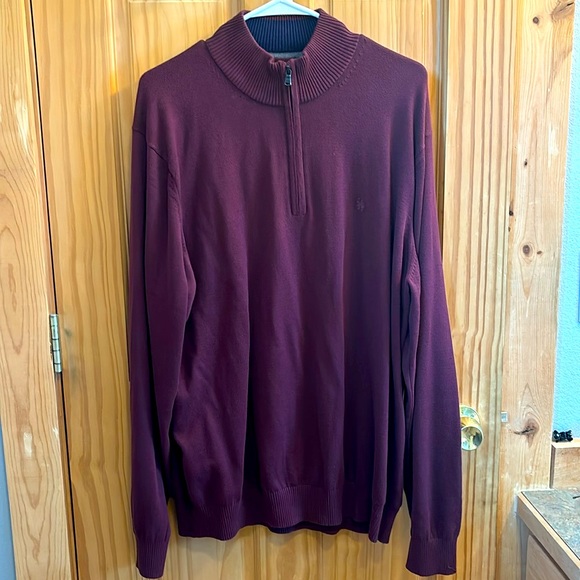 Izod Other - IZOD
Men’s Maroon Jersey 1/4 Zip Sweater